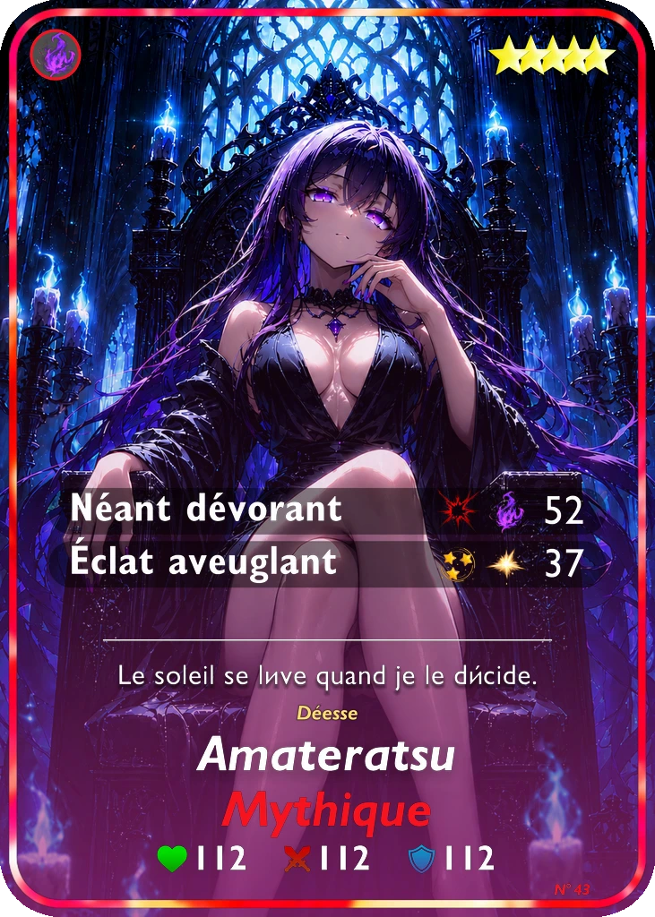 Carte Mythique — Amaterasu