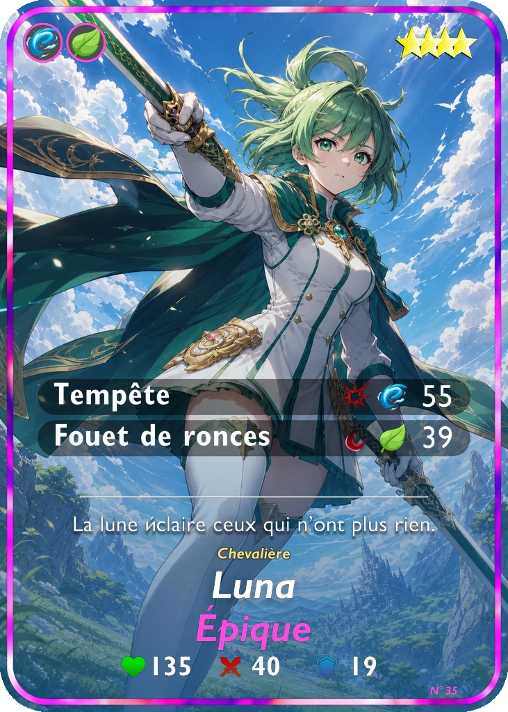 Carte Épique — Luna